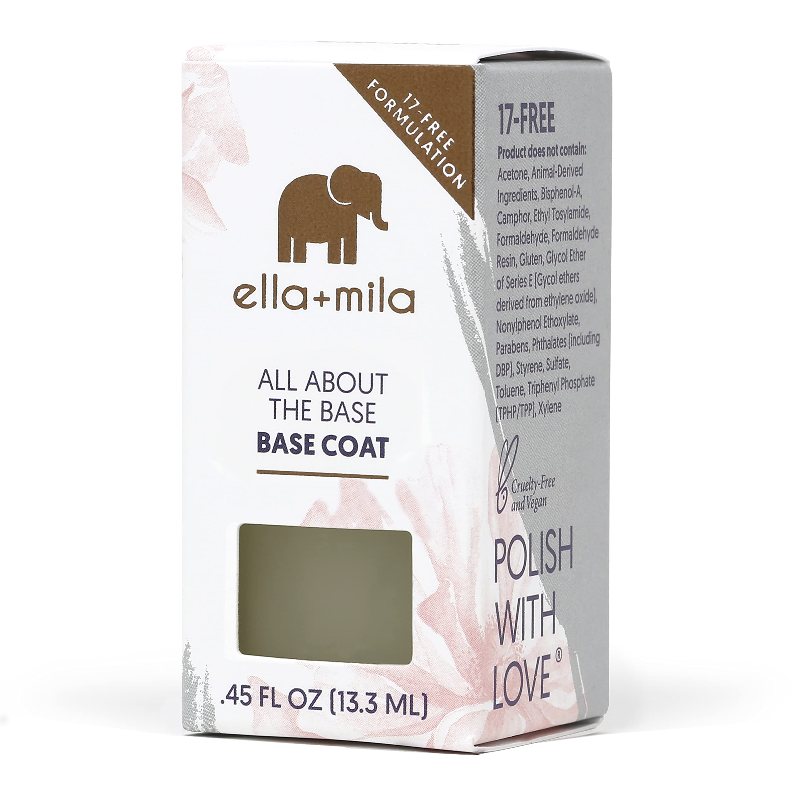 ella-mila Ridge Filler Base Coat can be used solo or under polish