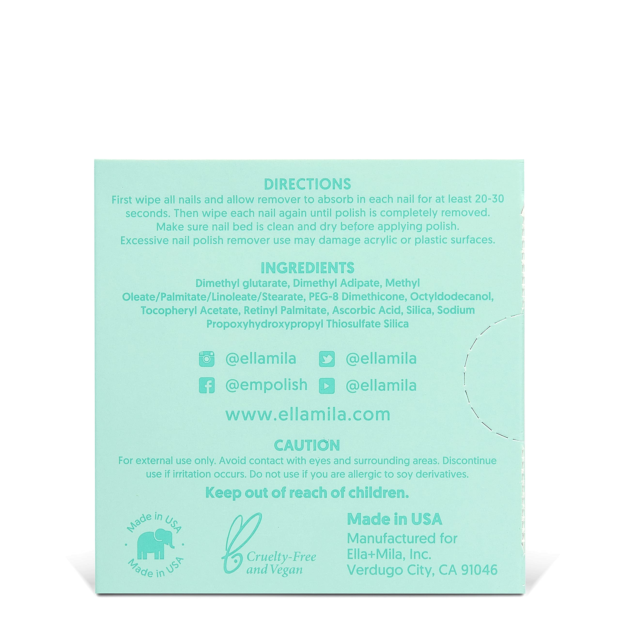 Ella+mila: toallitas envueltas individualmente, ideales para viaje