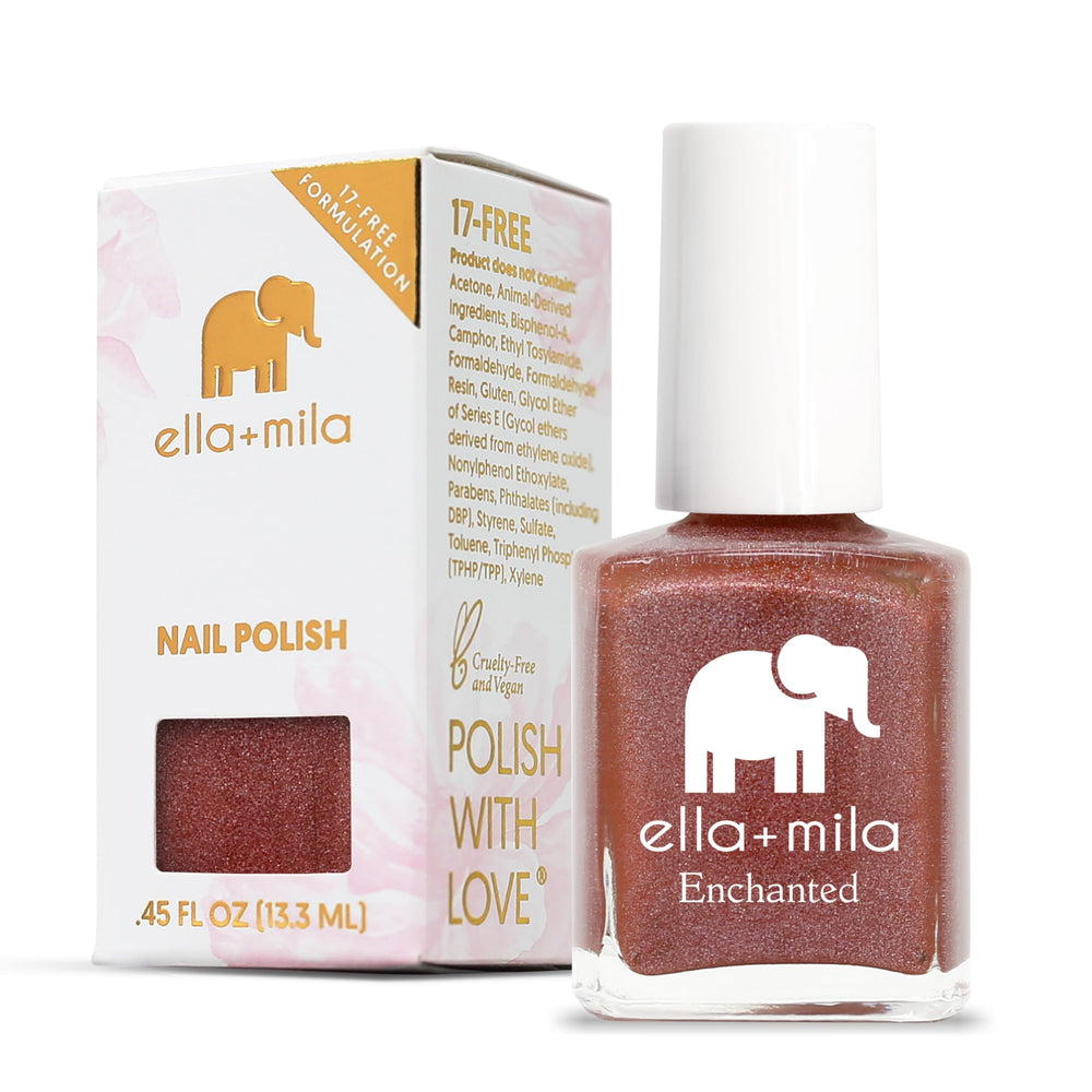 ella+mila Oasis 17-free, made in USA badge highlights safer, responsible beauty.