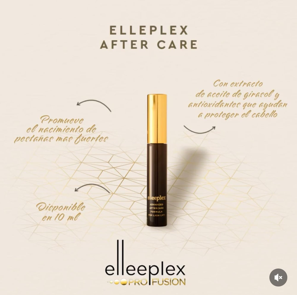 Elleebana Elleeplex bottle back label displaying ingredients and safety notes.