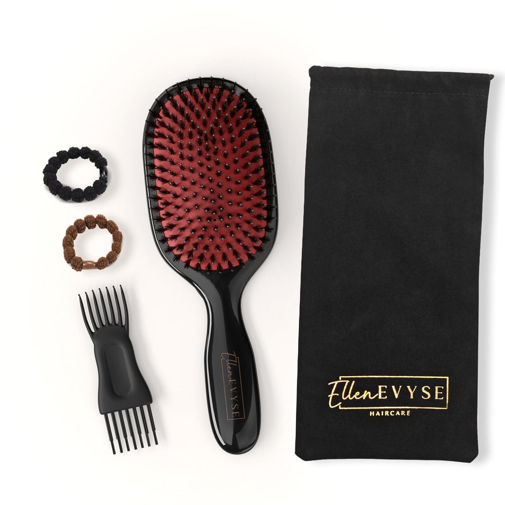 Ellen Evyse brush includes cleaning tool and storage bag