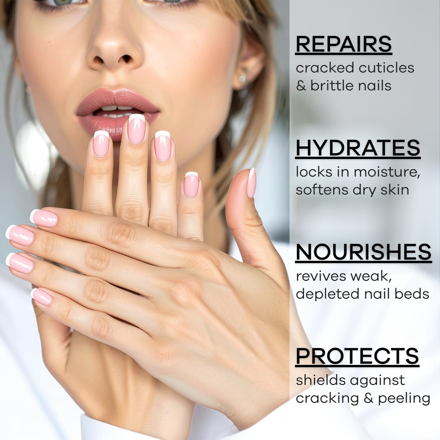 Ellie Chase vitamin E formulation for intense moisture support.