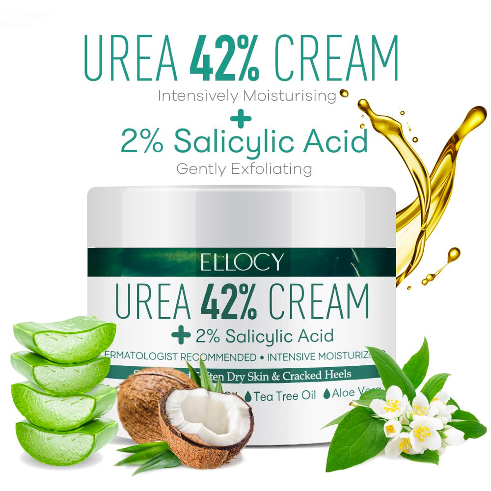 Ellocy Urea Crema para pies: aplicación rápida y fácil en casa.