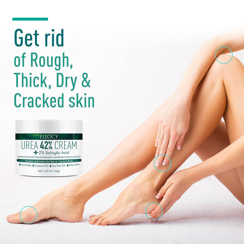 Ellocy Urea Crema para pies: Tea Tree para confort y frescura.