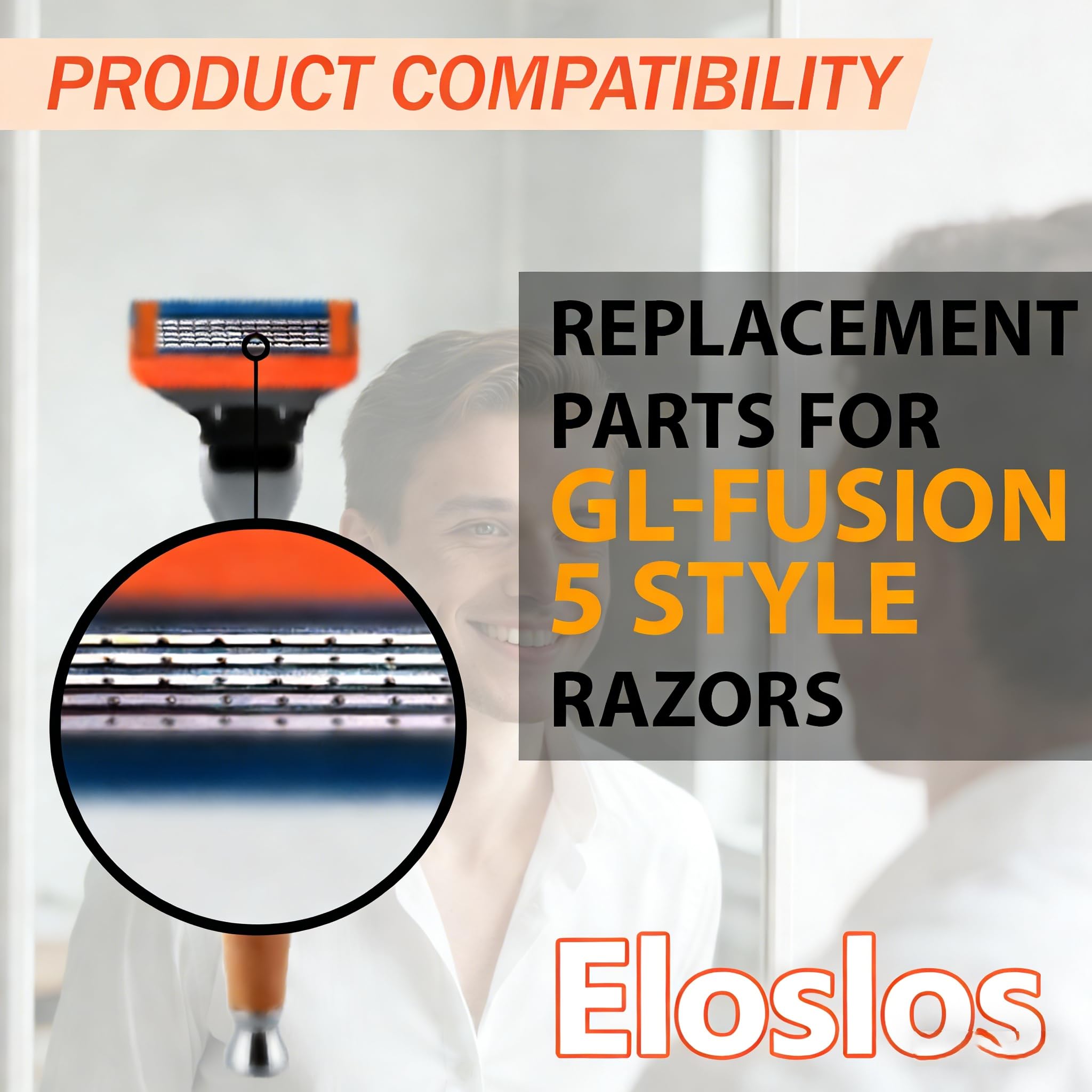 Eloslos blades easy-clean design supports long-term use.