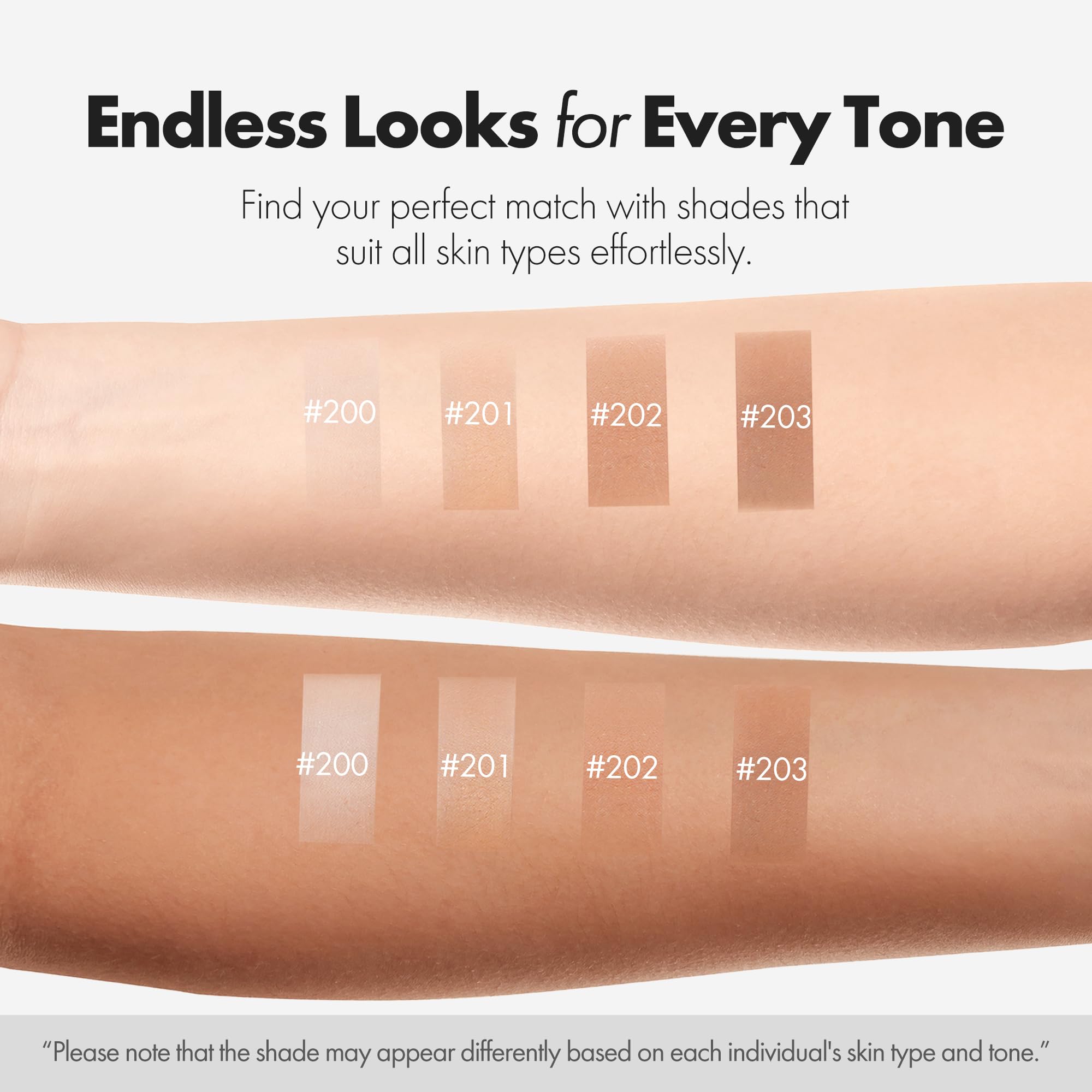 ELROEL Blanc Cover Stick V dewy finish on skin without greasiness