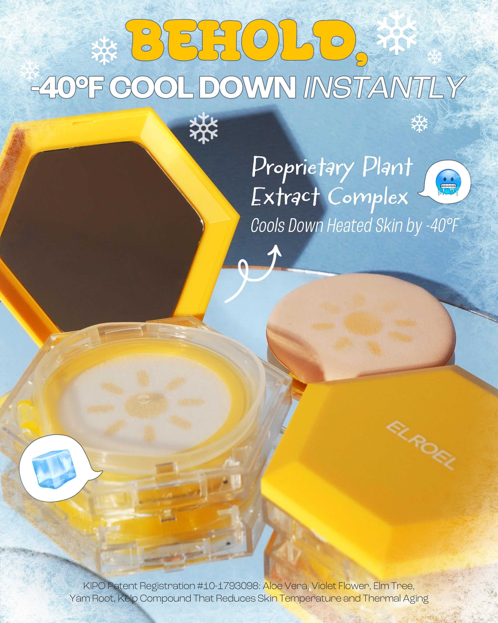 Key ingredients Squalane and Centella Asiatica in Pang Pang Sun Cushion Plus