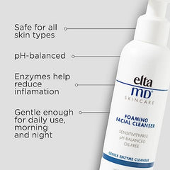 EltaMD AM Therapy Moisturizer texture-closeup emphasizes lightweight daytime hydration.