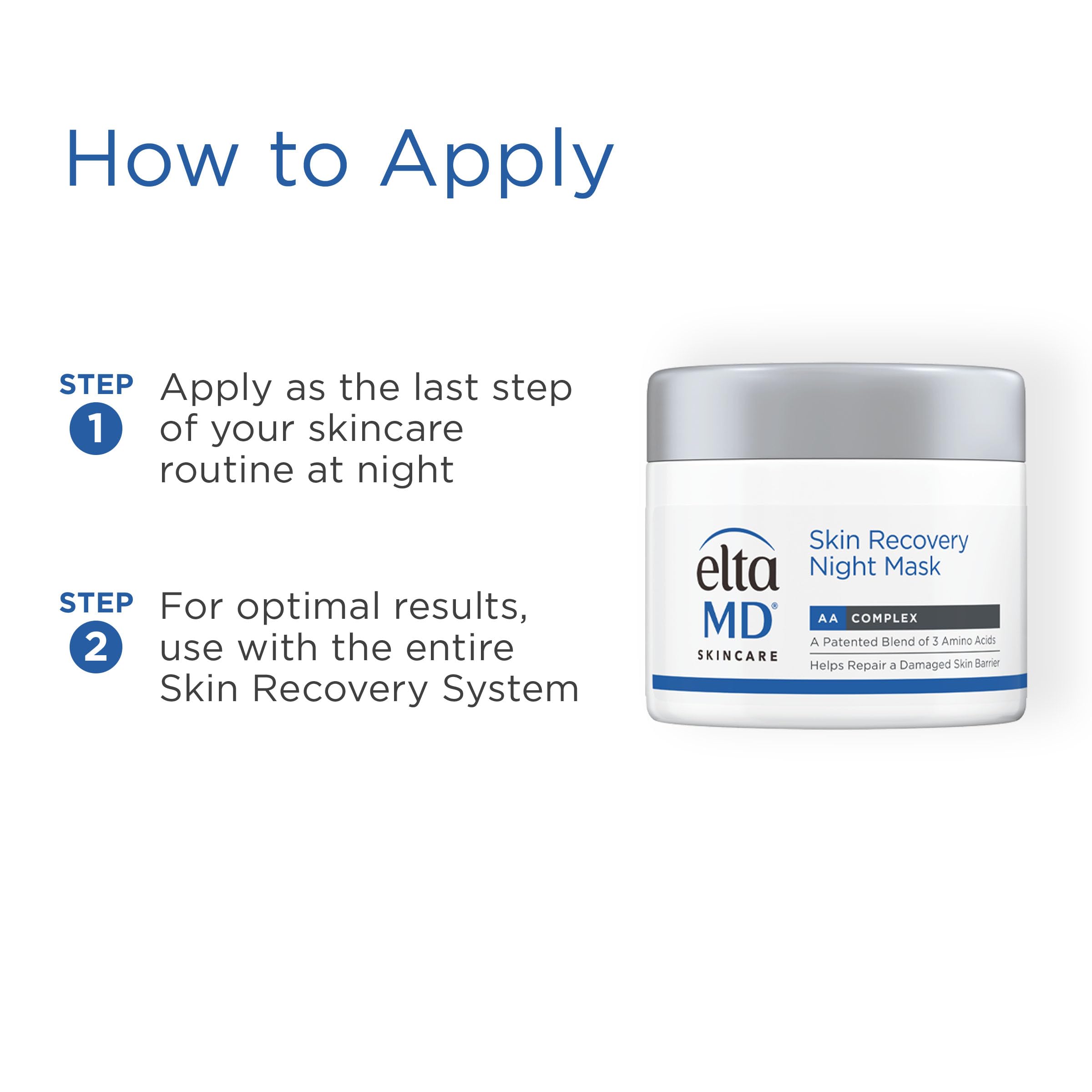 EltaMD Chronobiology Technology concept visual suggesting overnight skin tone balance.