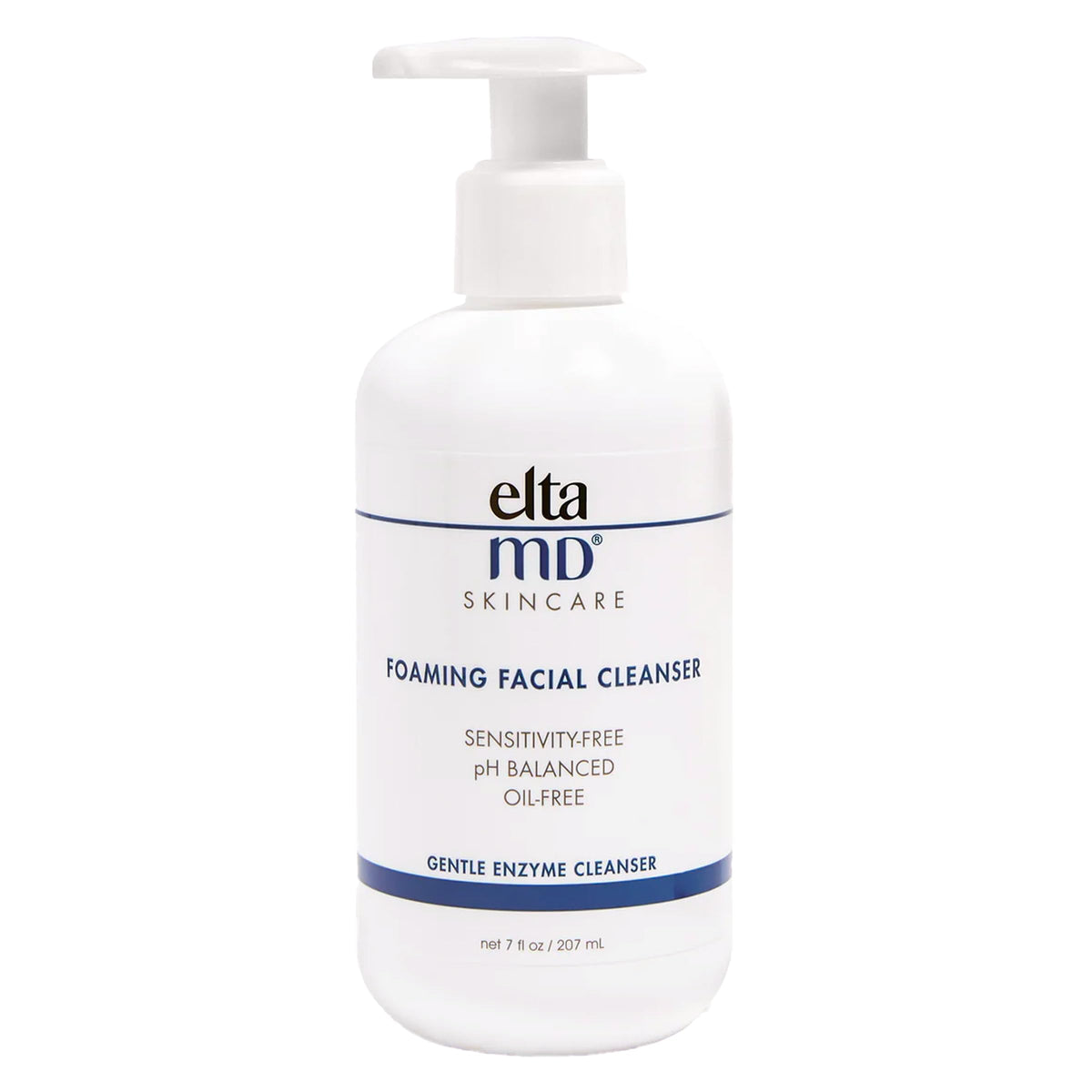 EltaMD Foaming Facial Cleanser bottle pump for oil-free cleansing and clear pores