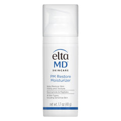 EltaMD PM Restore bottle with pump for easy nightly hydration