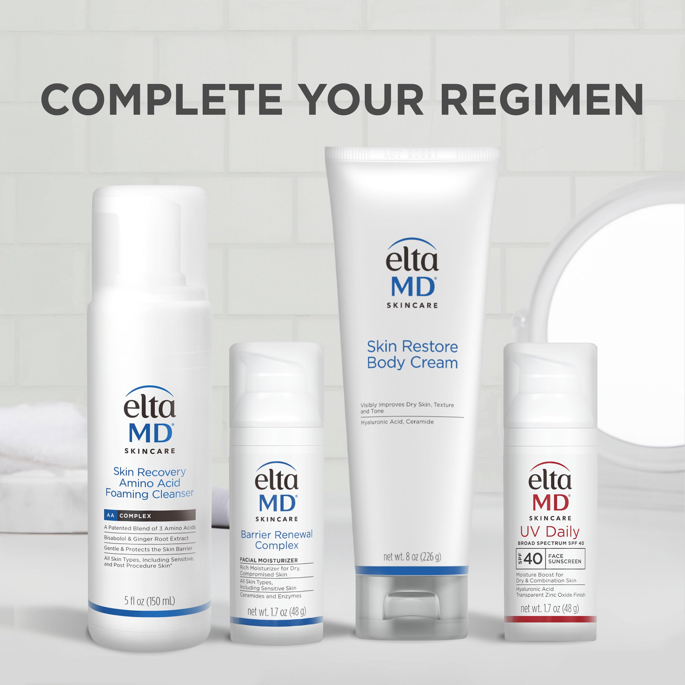 EltaMD unscented lotion ideal for sensitive skin and daily use.