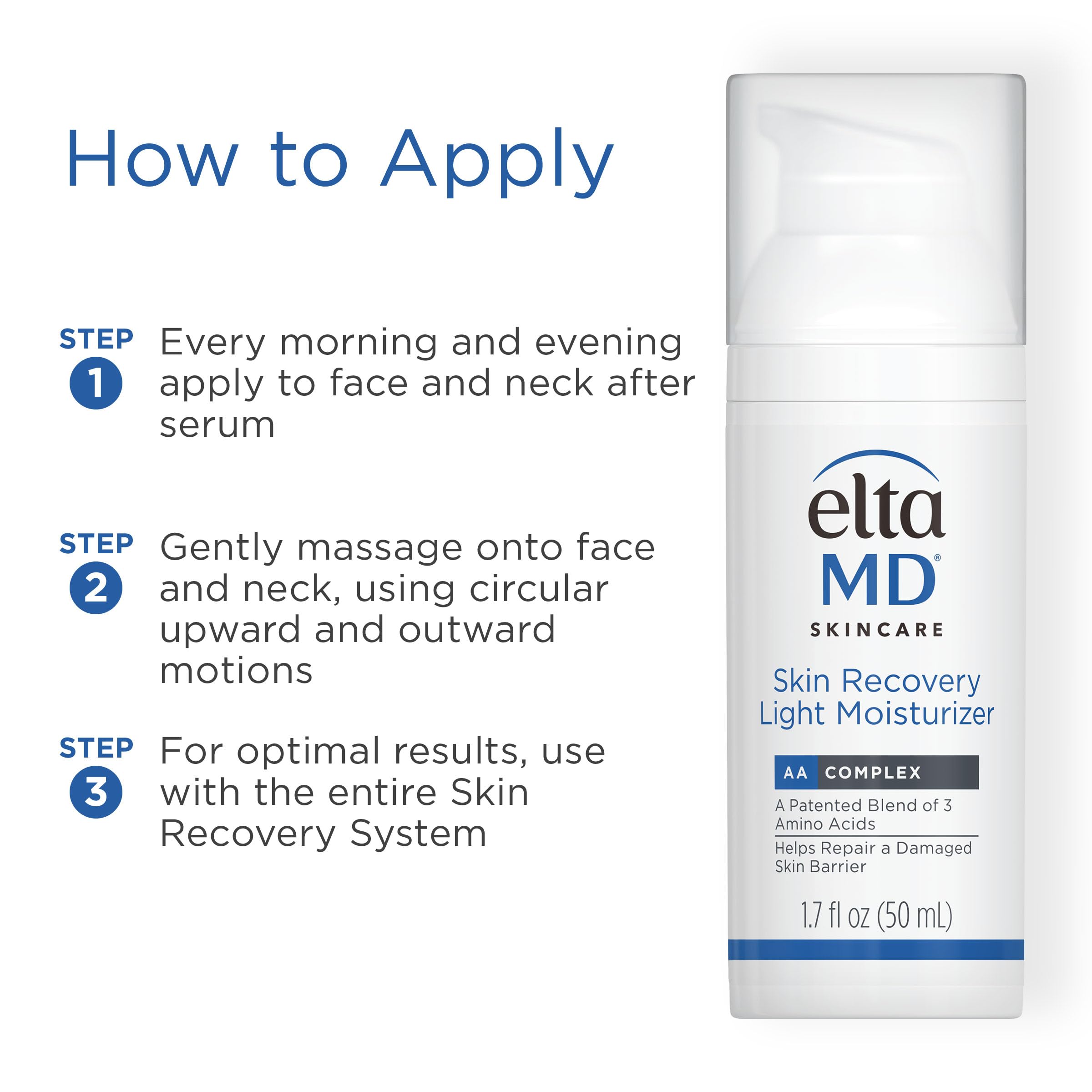 Hydration without heaviness, EltaMD Skin Recovery Light supports dry skin.