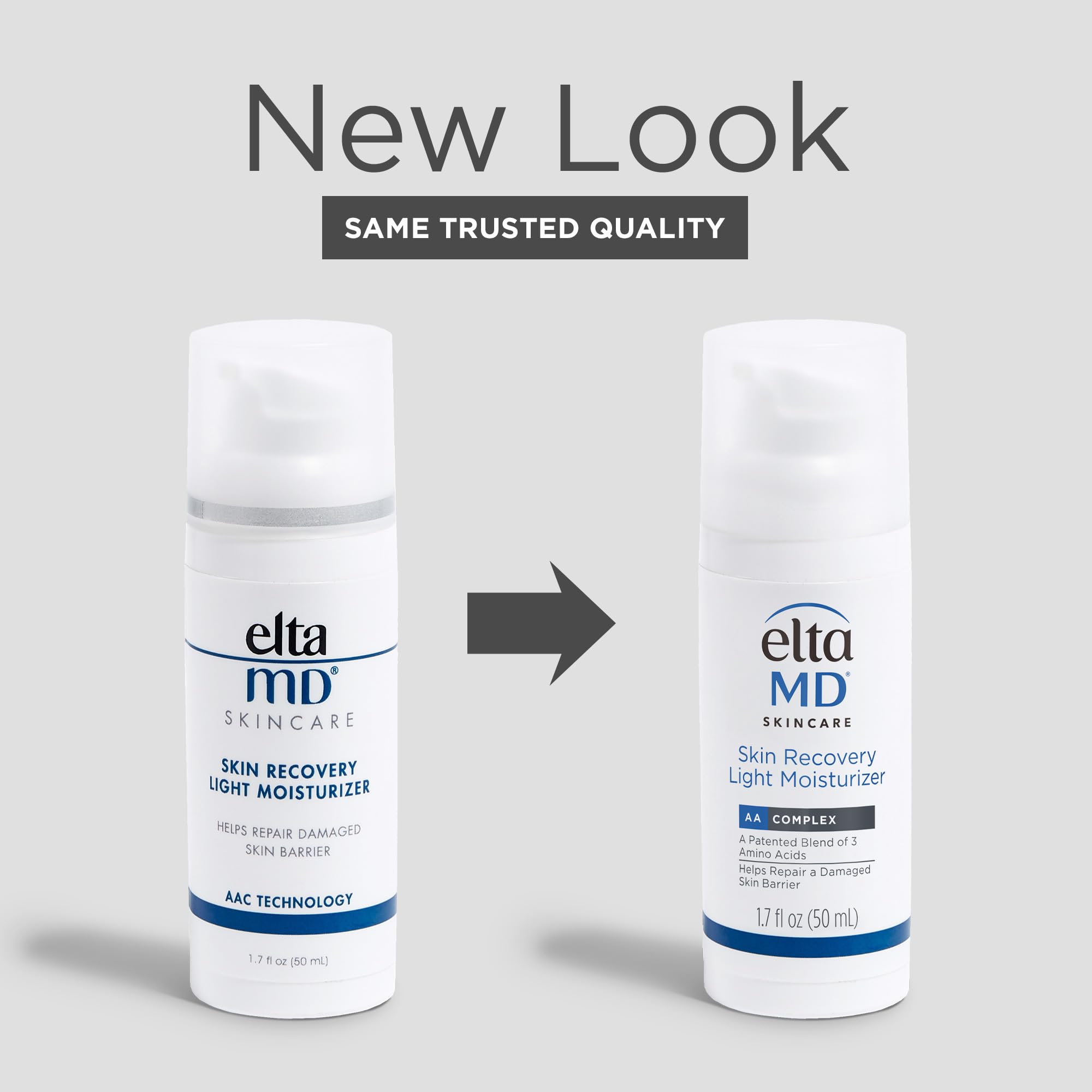Close-up of EltaMD Skin Recovery Light texture reveals a light, non-greasy formula.