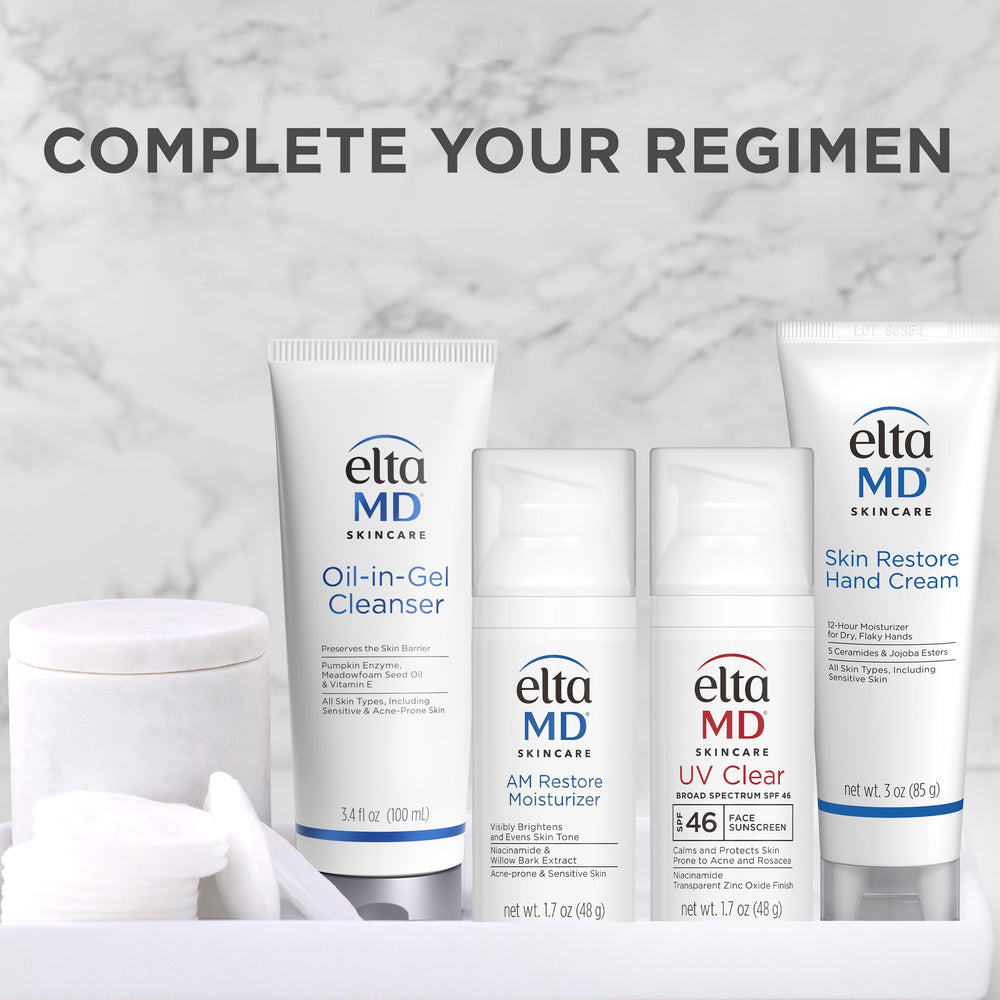 Eltamd Skin Restore Hand Cream ceramides detail highlights nourishing ingredients.