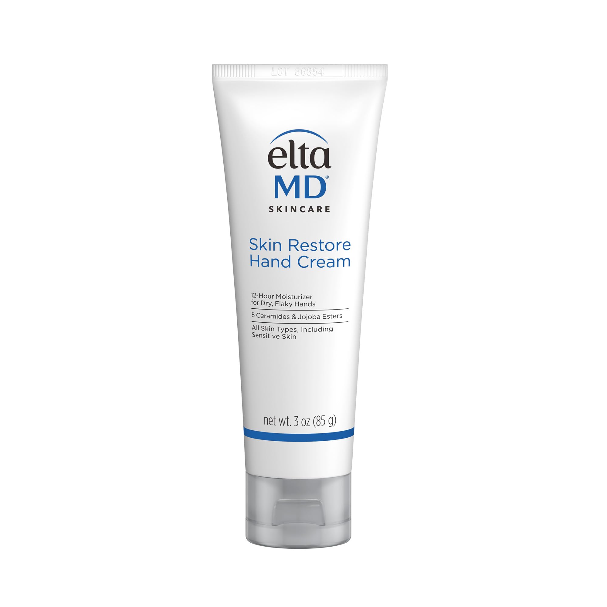 Eltamd Skin Restore Hand Cream outer-pack image shows trusted branding and hydration.