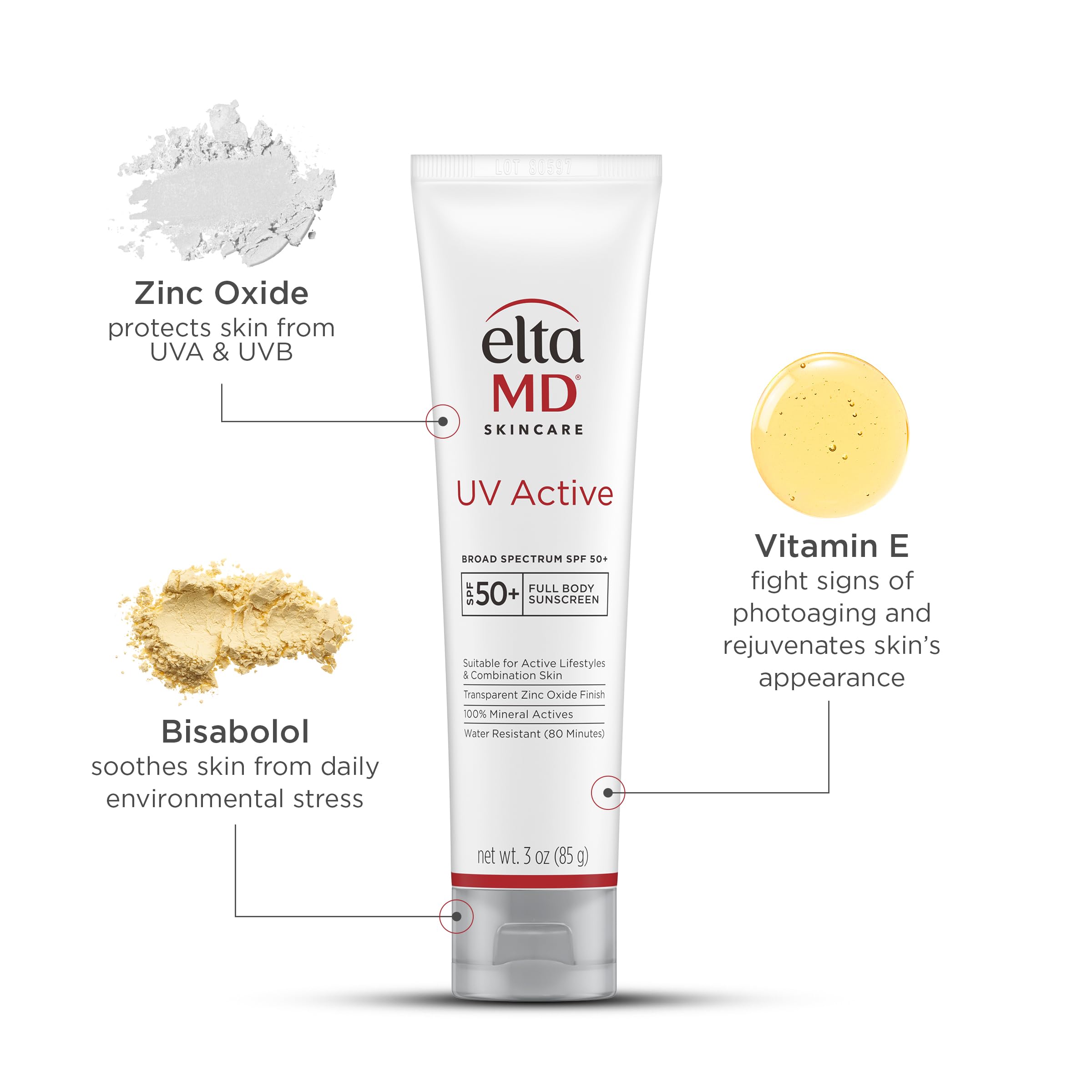 Fragrance-free, non-stinging formula ideal for active sweating.