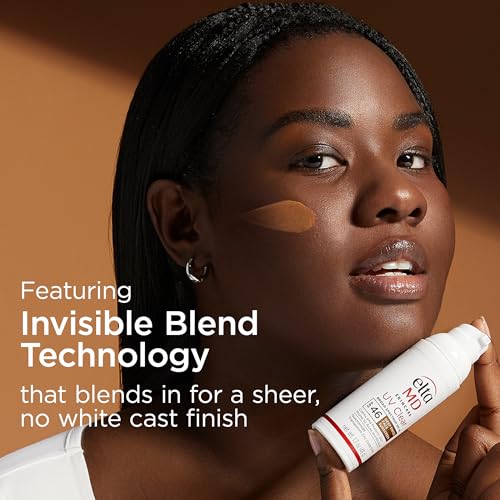 Close-up swatch of Deep Tint on skin demonstrating sheer blend without white cast.