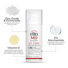 EltaMD UV Clear fragrance-free sunscreen is gentle for sensitive skin.