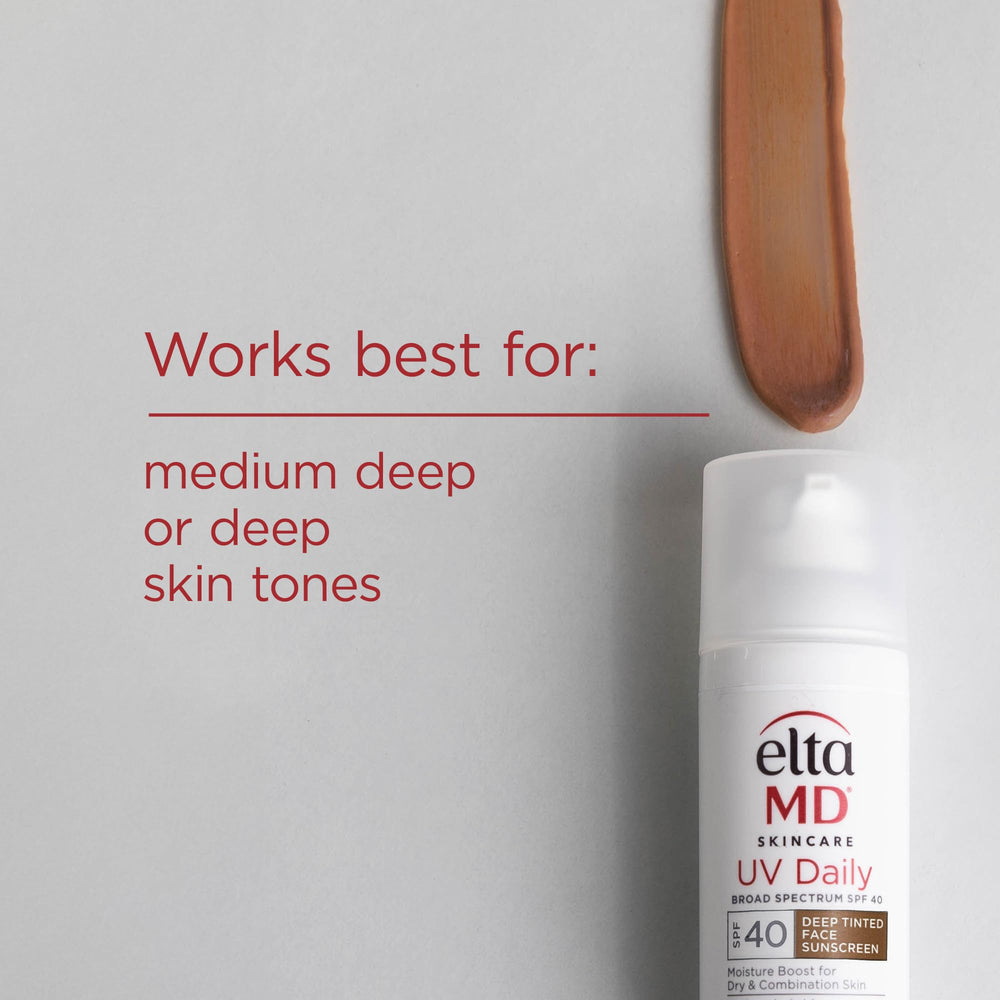 EltaMD UV Daily Deep Tint packaging-tube enables easy application.
