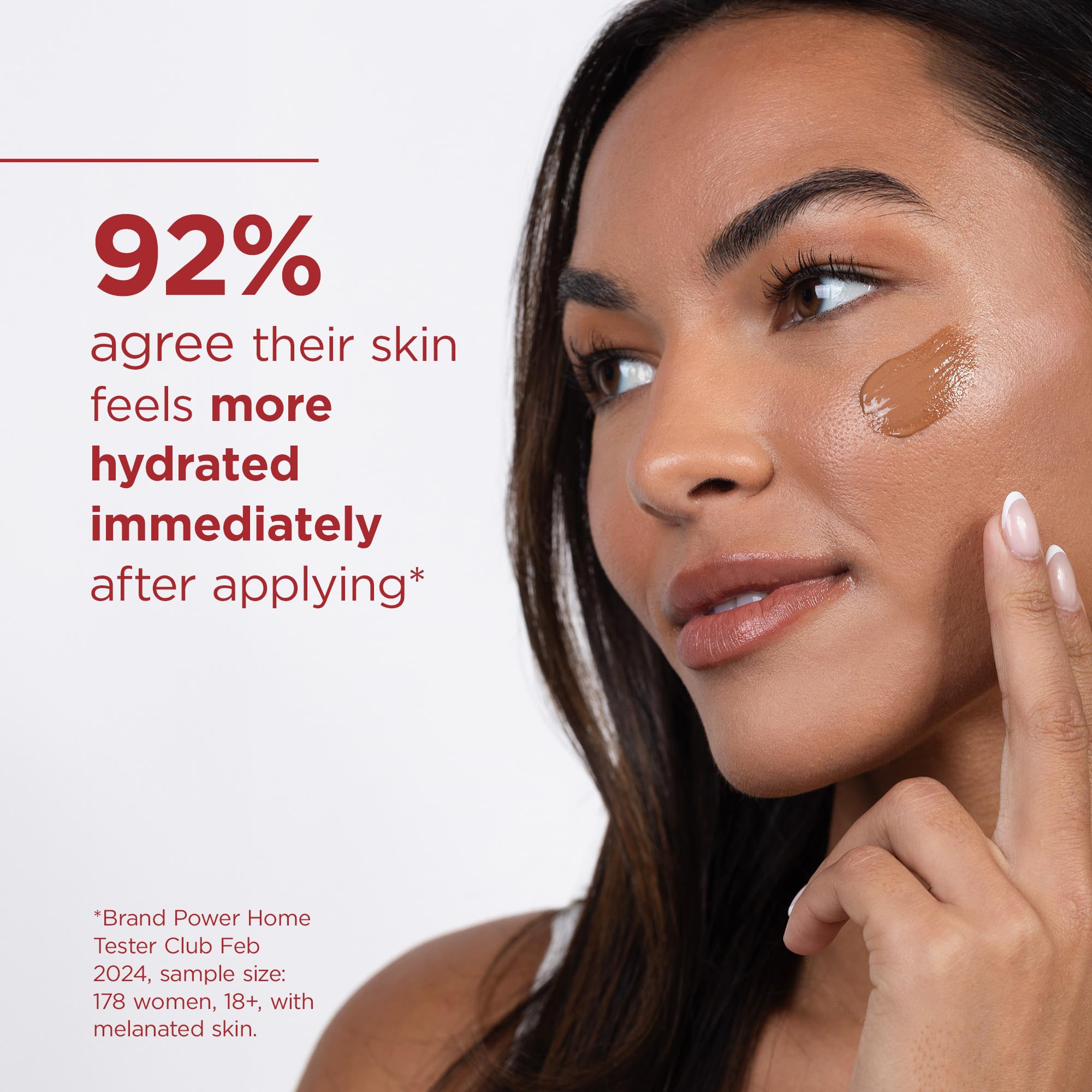 EltaMD UV Daily Deep Tint hyaluronic-acid moisture nourishes skin.