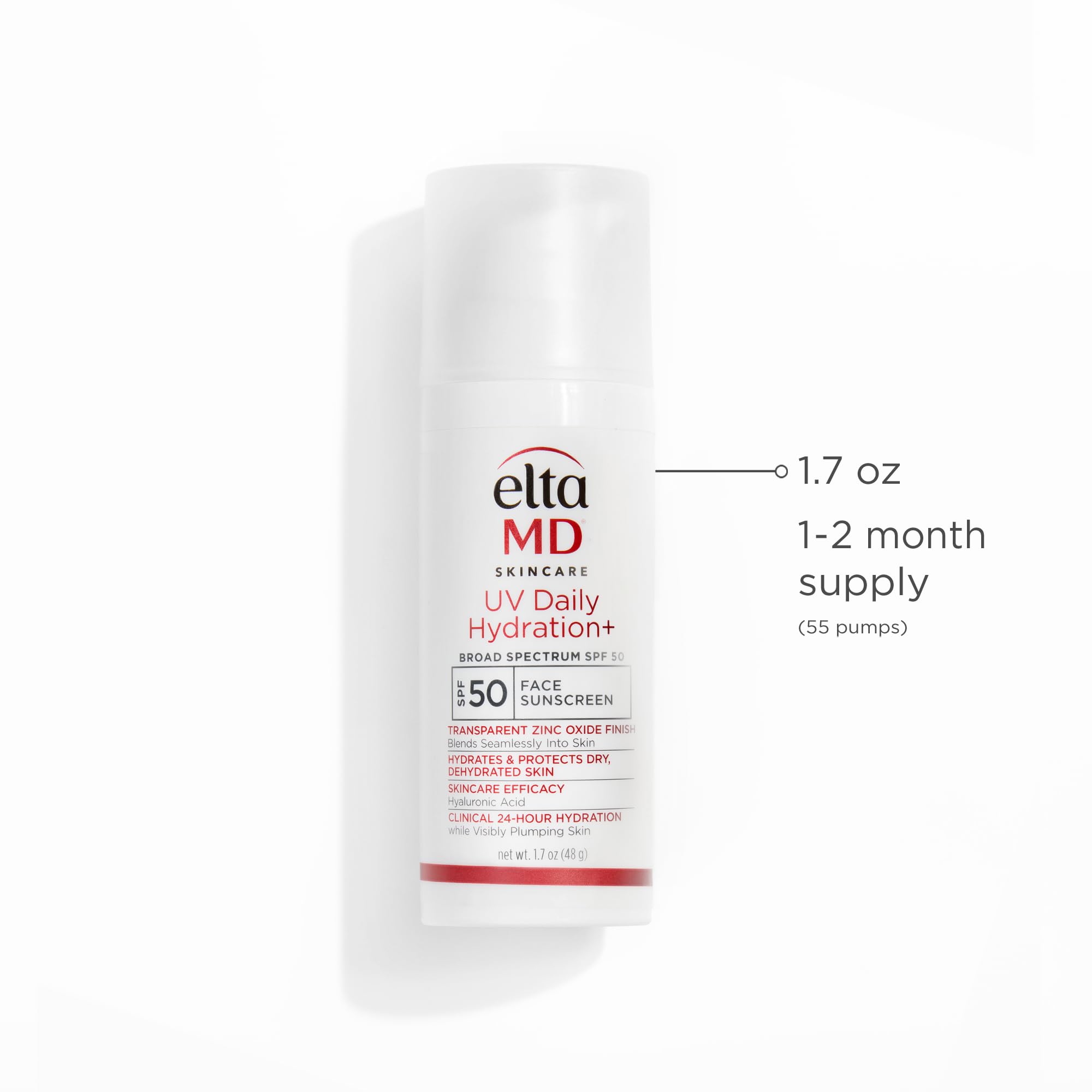 Box and packaging of EltaMD UV Daily Hydration+ shown