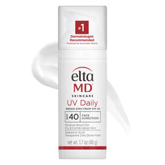 EltaMD UV Daily SPF 40 bottle pump shown for daily mineral sun protection