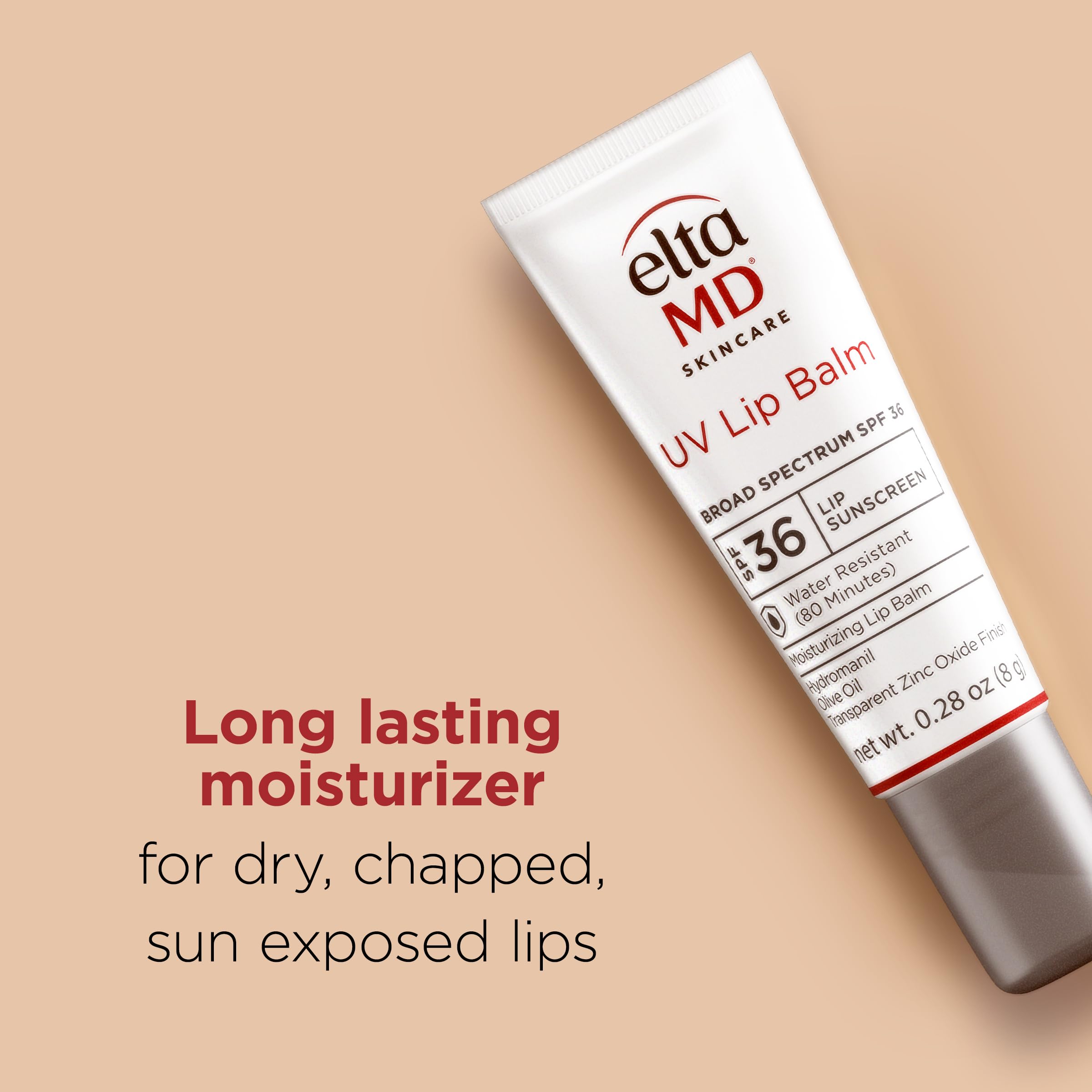 Soft lips close-up after applying EltaMD UV Lip Balm.