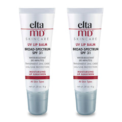 EltaMD UV Lip Balm SPF 36 with transparent zinc oxide in a protective tube for sun protection