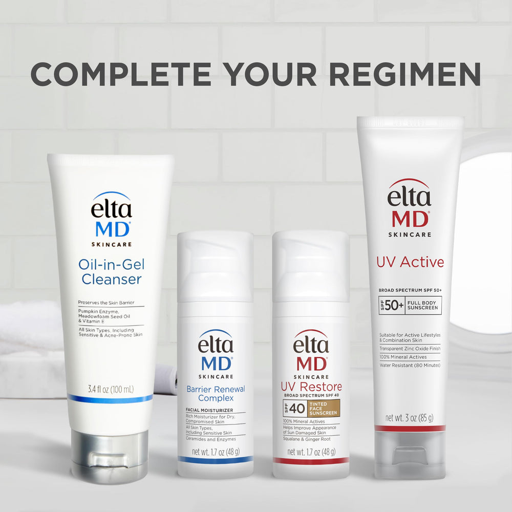 EltaMD UV Restore tint provides sheer coverage under makeup.