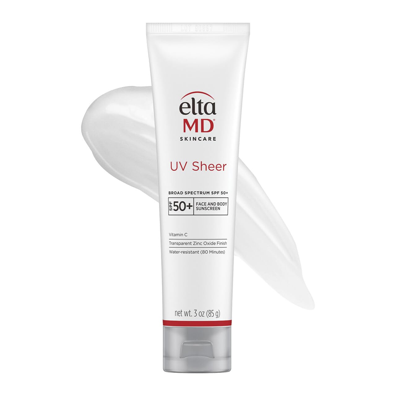 EltaMD UV Sheer SPF 50+ face sunscreen offers a matte finish for daily protection