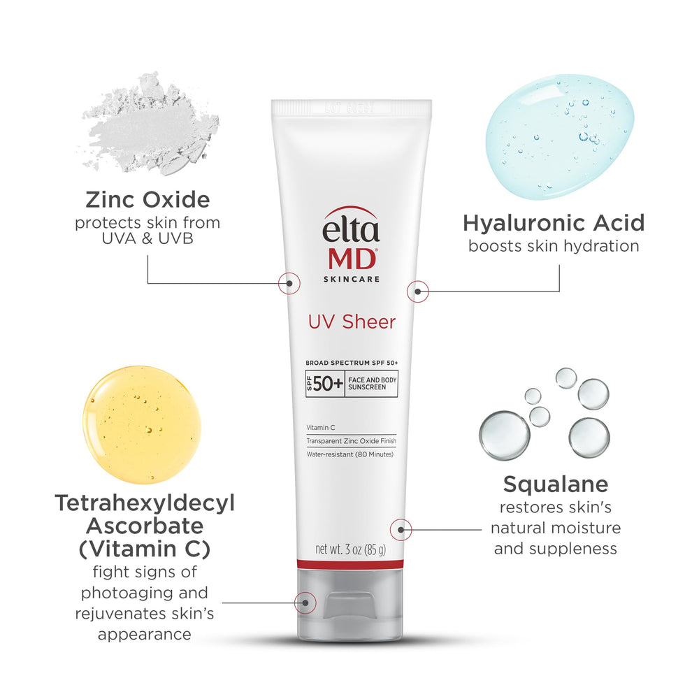 EltaMD UV Sheer travel-size 3 oz for on-the-go protection