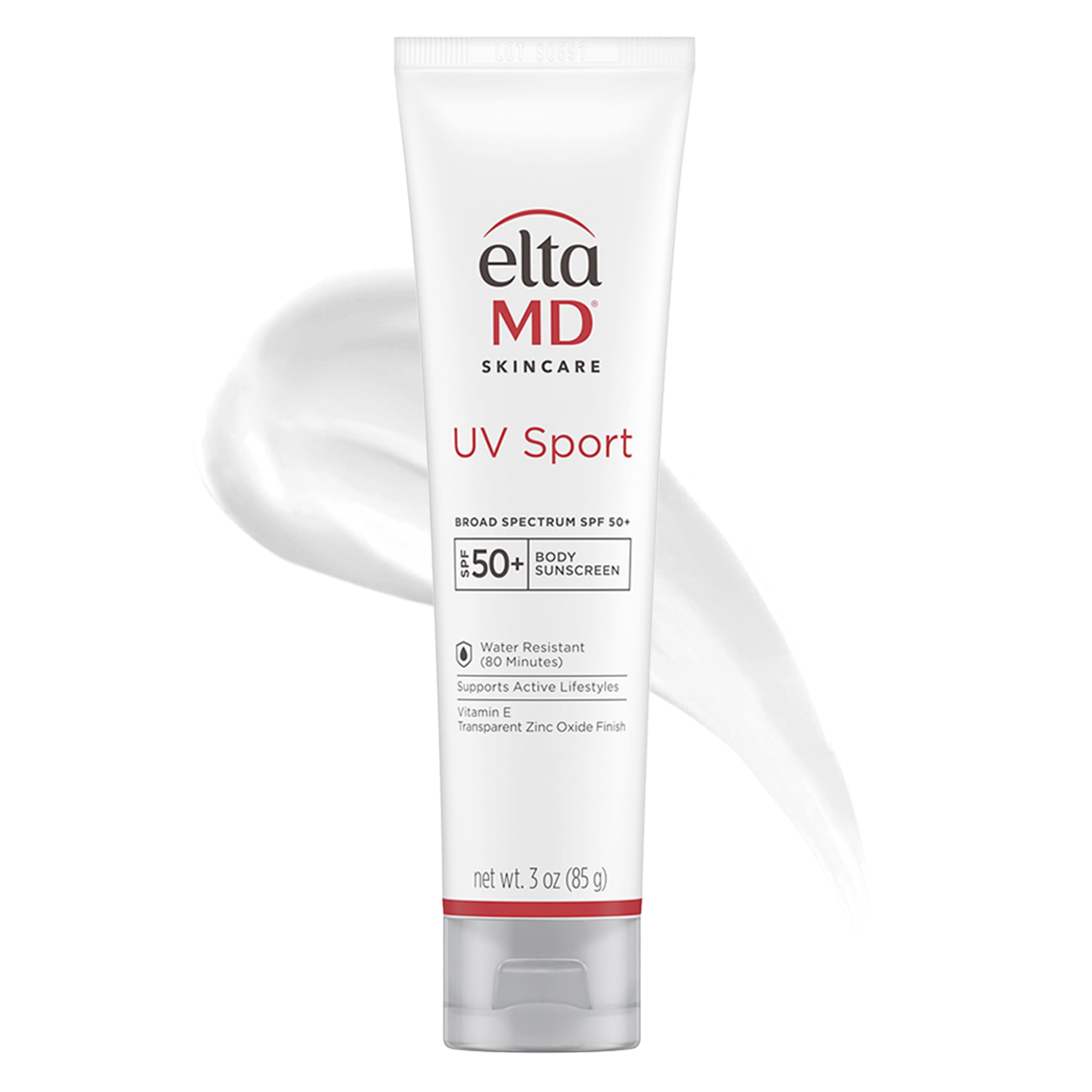 EltaMD UV Sport Sunscreen Lotion being applied for active protection
