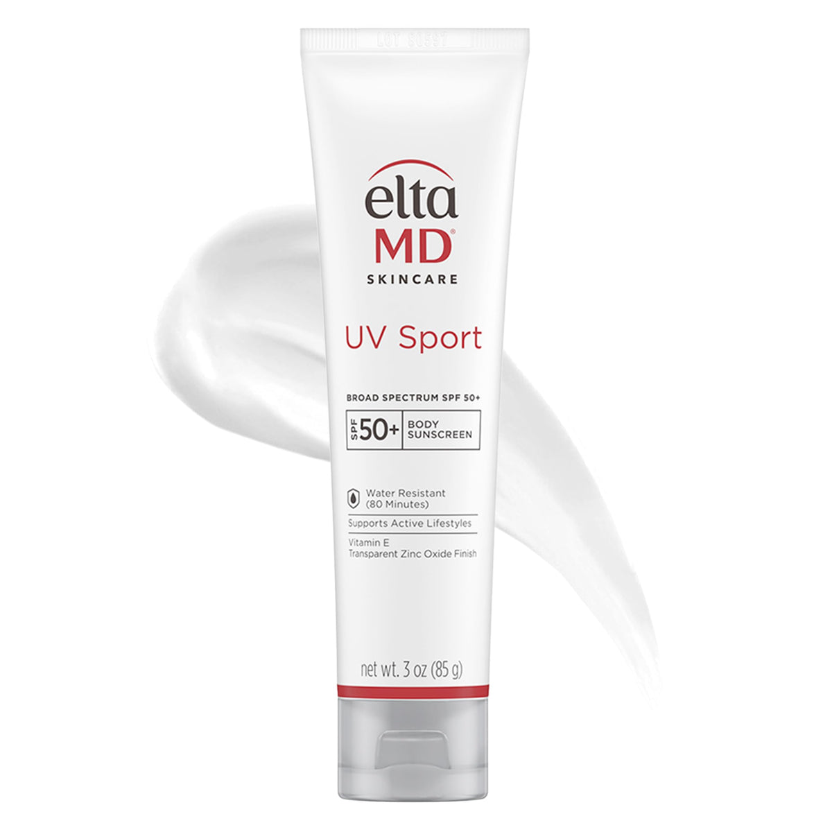 EltaMD UV Sport Sunscreen Lotion being applied for active protection