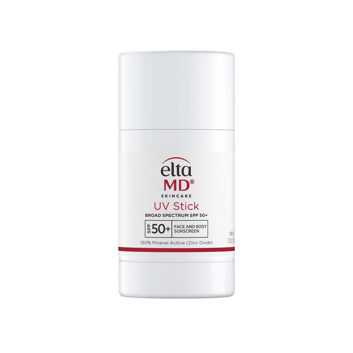 EltaMD UV Stick packaging highlights travel-size mineral sunscreen for on-the-go protection.