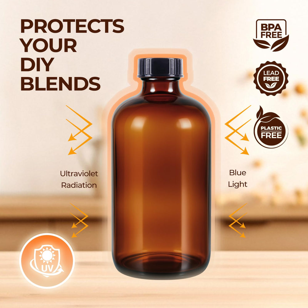 Elumeiro syrup and beverage bottle suitable for sauces and homemade mixes.