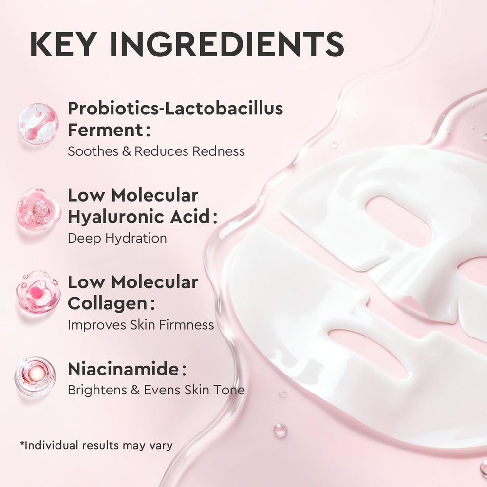 Elvira Bio-Collagen Real Deep Mask piel se mantiene hidratada durante la noche