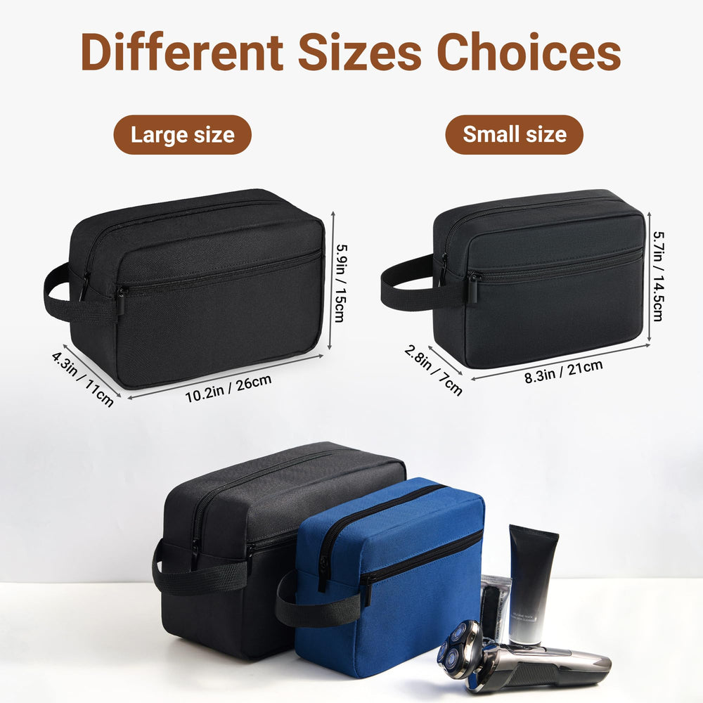 Elviros travel bag hanging design for easy bathroom access in hotels.