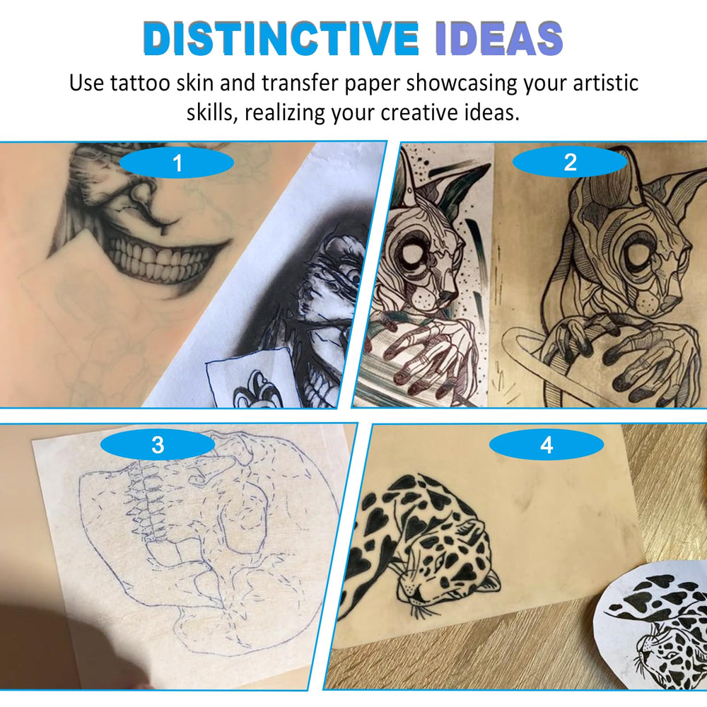 Emalla kit práctica tatuaje compacto, mejora habilidades en espacio reducido.