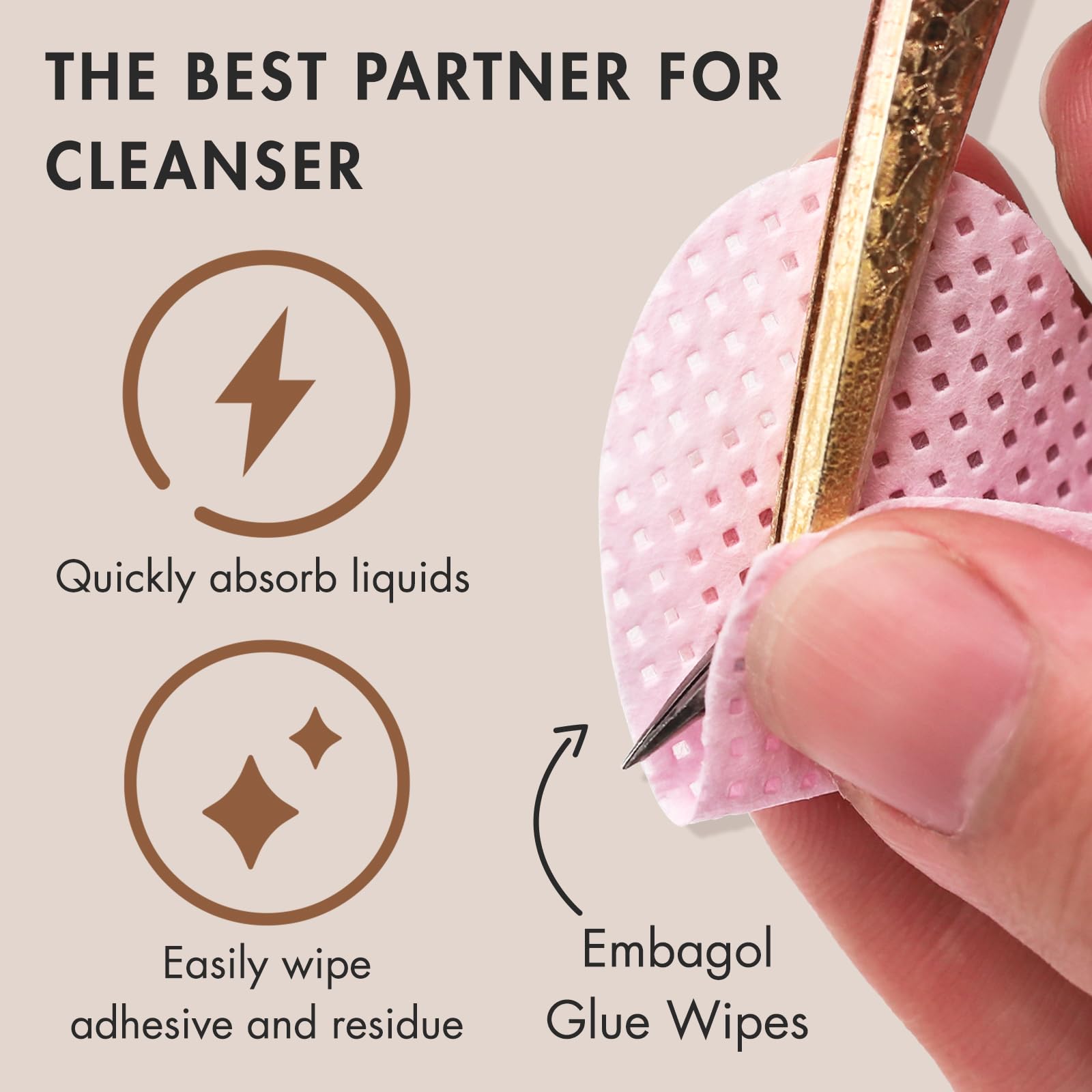 Embagol glue remover solution bottle for quick residue cleanup