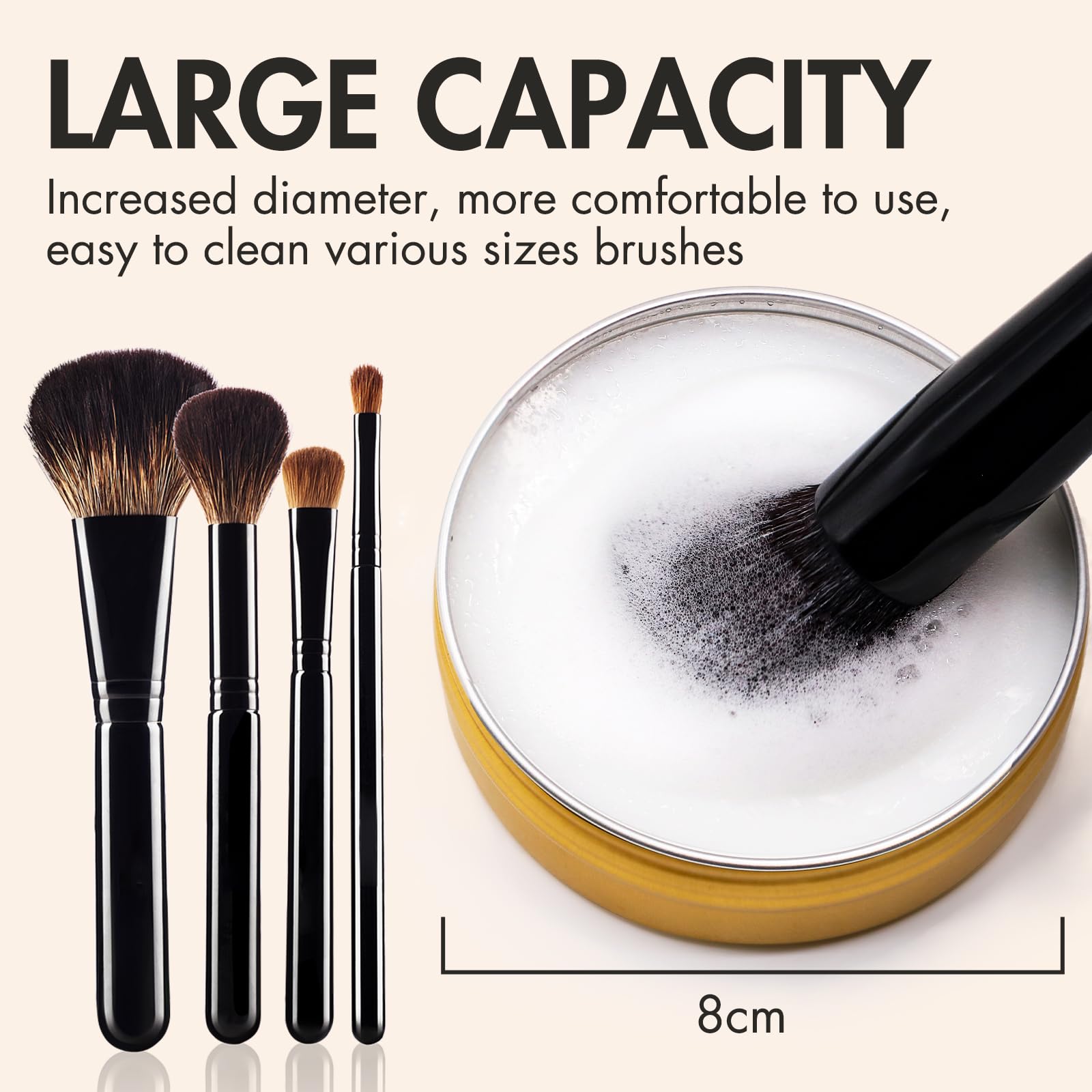 Embagol large-brush cleaning with wide 8 cm diameter for efficiency