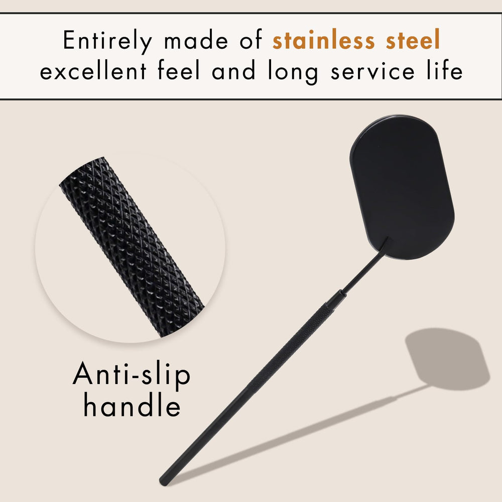 Embagol Lash Mirror Multi-Use helps reach tight spaces and awkward angles.