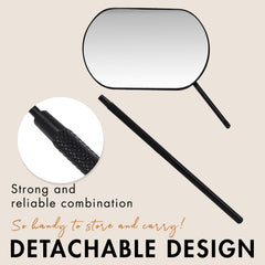 Embagol Lash Mirror Stainless Steel Material offers corrosion resistance and durability.