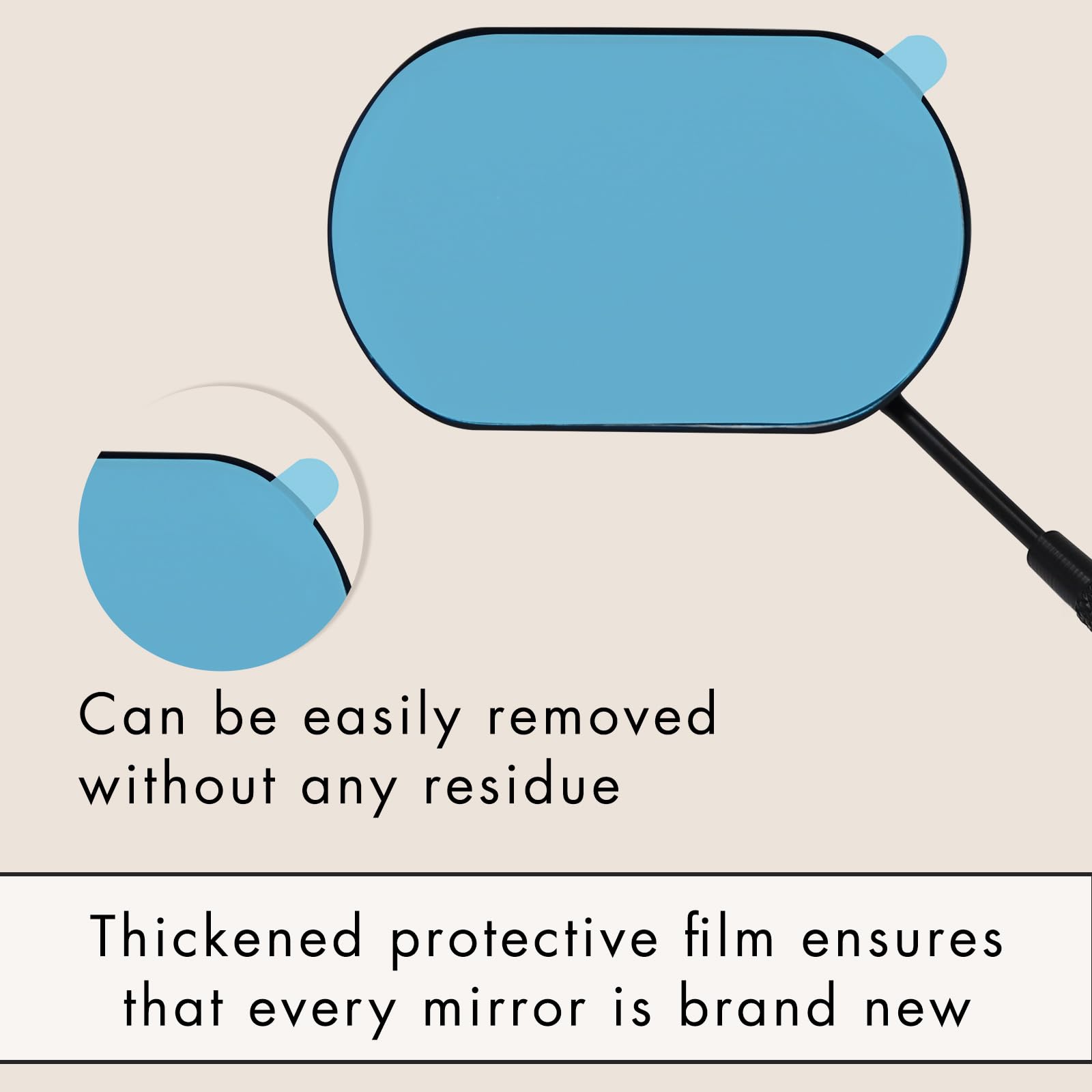 Embagol Lash Mirror Travel Ready fits a cosmetic bag for on-the-go use.