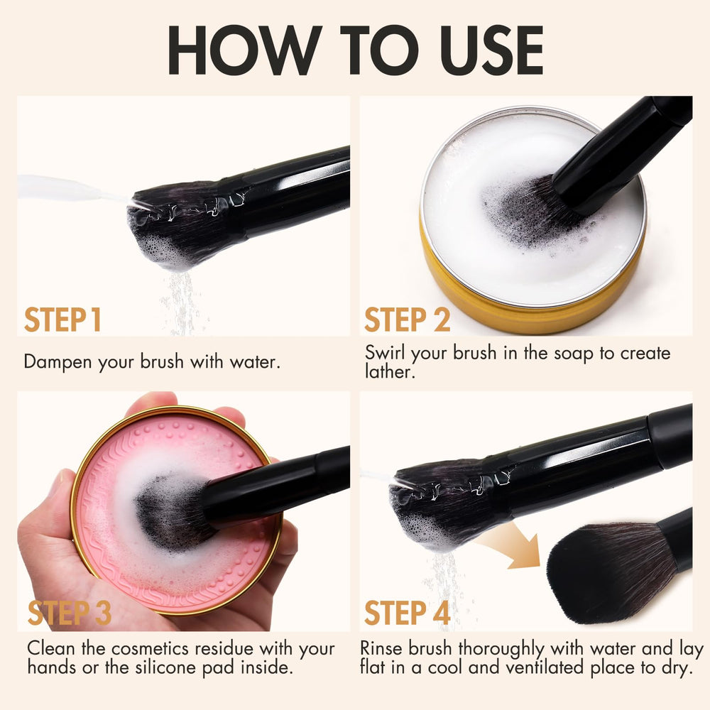Embagol residue-free rinse leaves brushes clean with water
