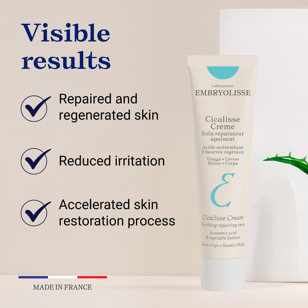 Envase de aluminio de Embryolisse Cicalisse, reciclable y práctico