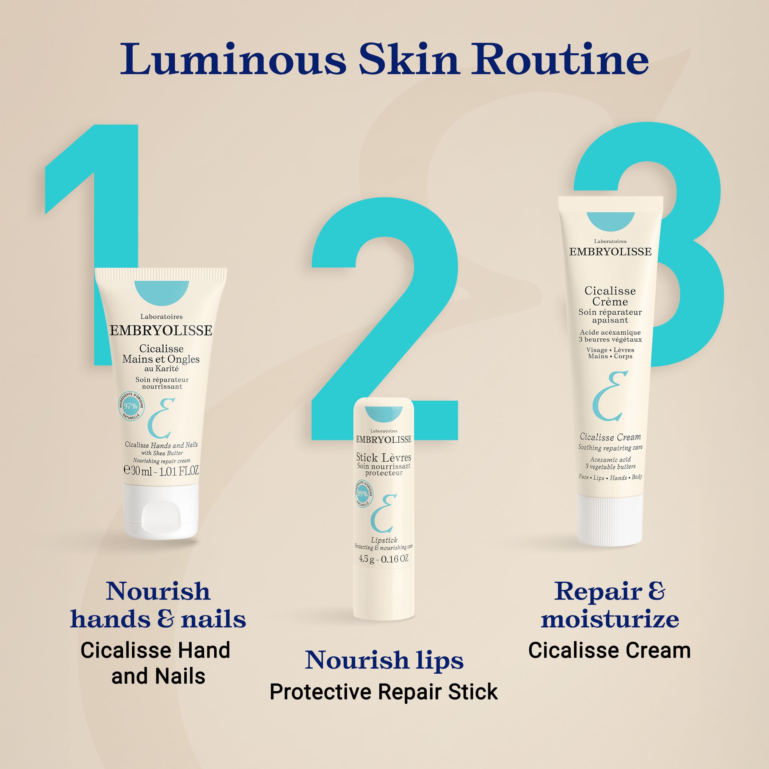Textura cremosa de Embryolisse Cicalisse para rostro y cuerpo