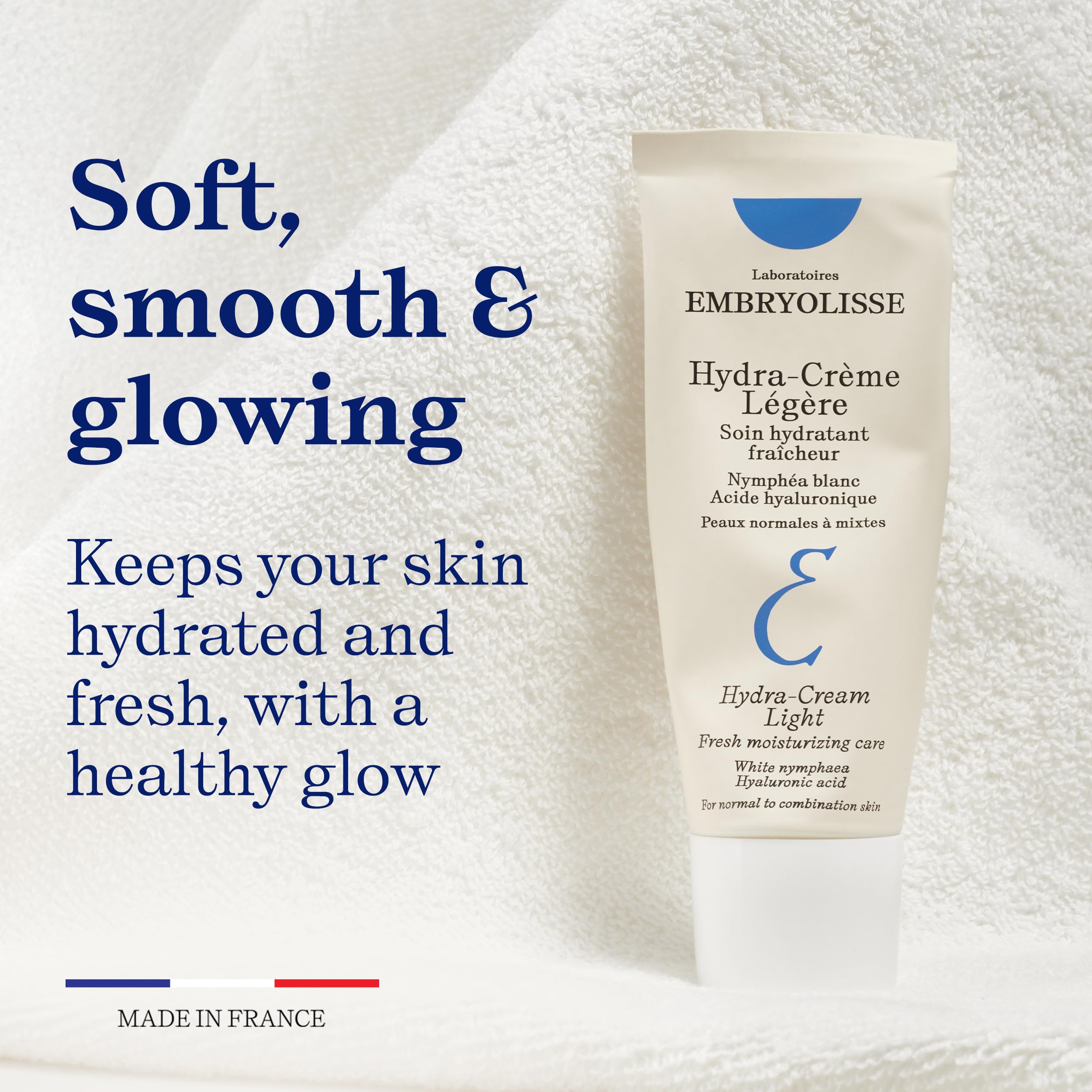 Embryolisse Hydra-Cream Light texture reveals weightless gel-cream for daily use