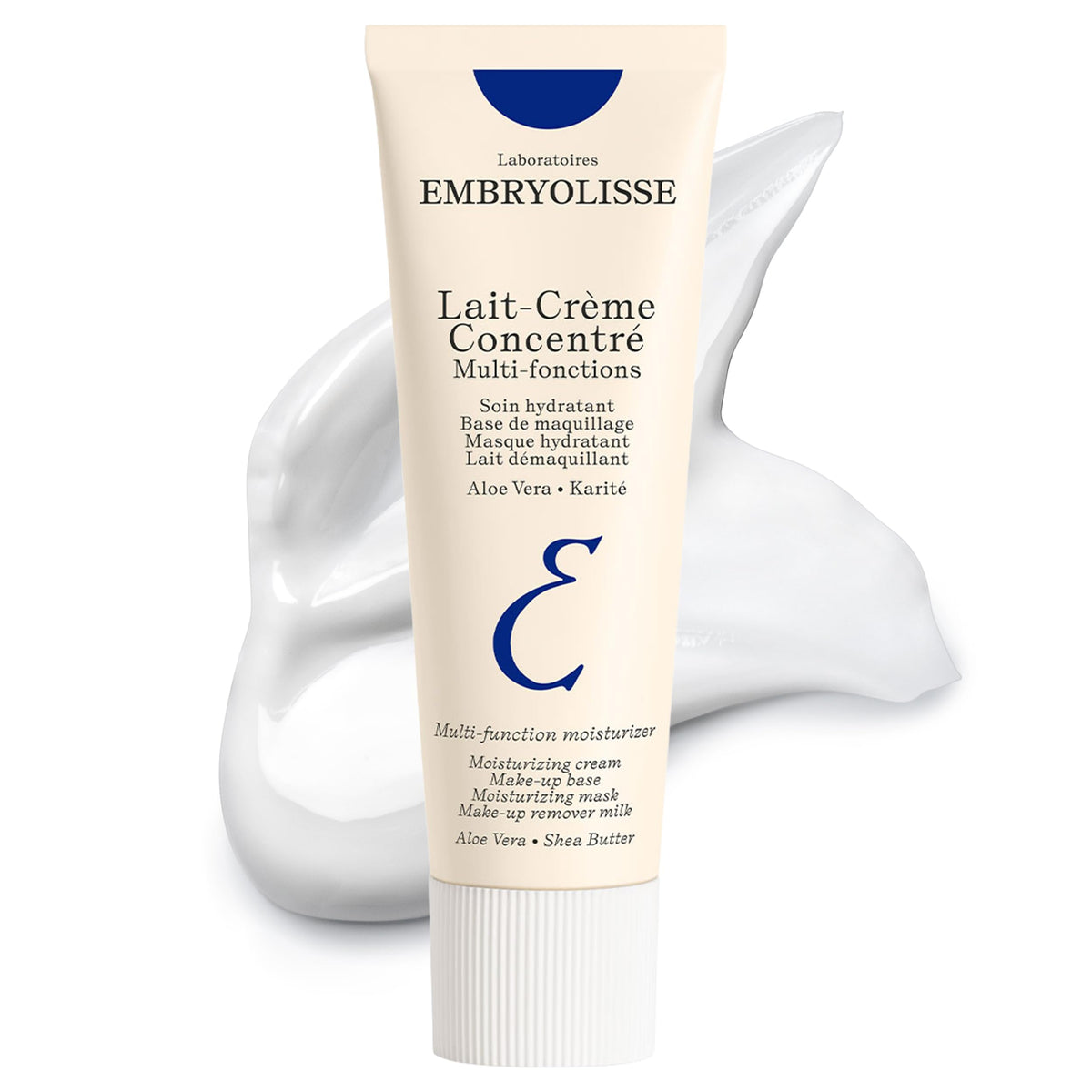 Embryolisse Lait-Crème Concentré bottle-pump for on-the-go hydration and prep.