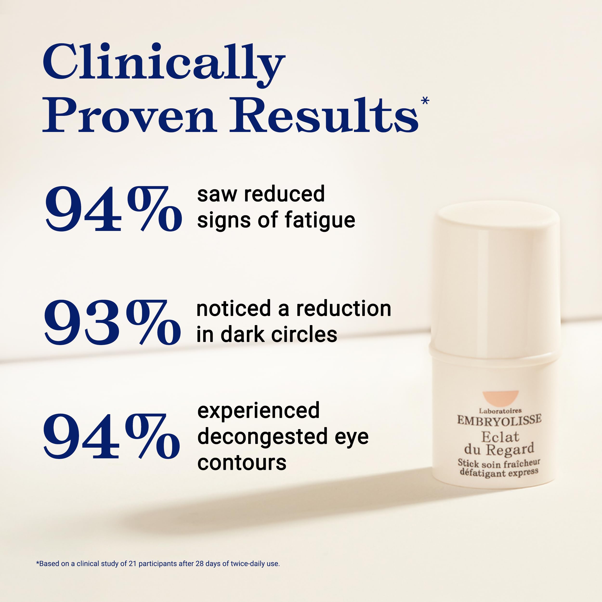 Radiant Eye Stick with Aloe Vera for soothing under-eye care